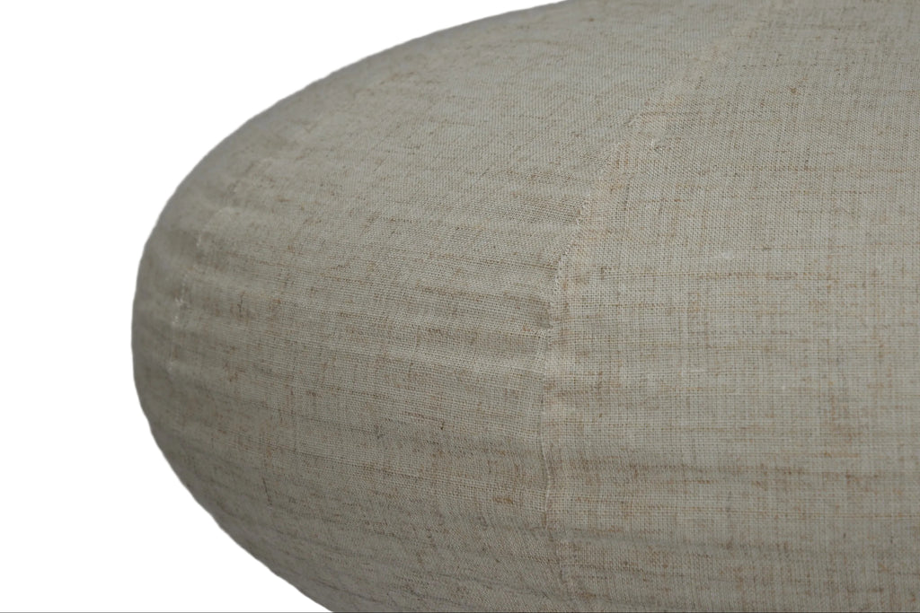 Japanese Stype linen Lantern Pendant Light Shade  – Minimalist Fabric Lampshade for Bedroom & Living Room