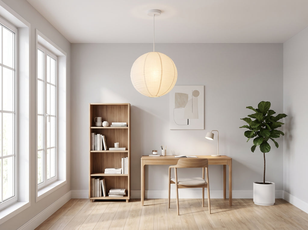 Custom Oversized Wabi-Sabi Pure Linen Globe Pendant Light with Cord Kit (Ceiling & Plug-In) – 100cm Made-to-Order